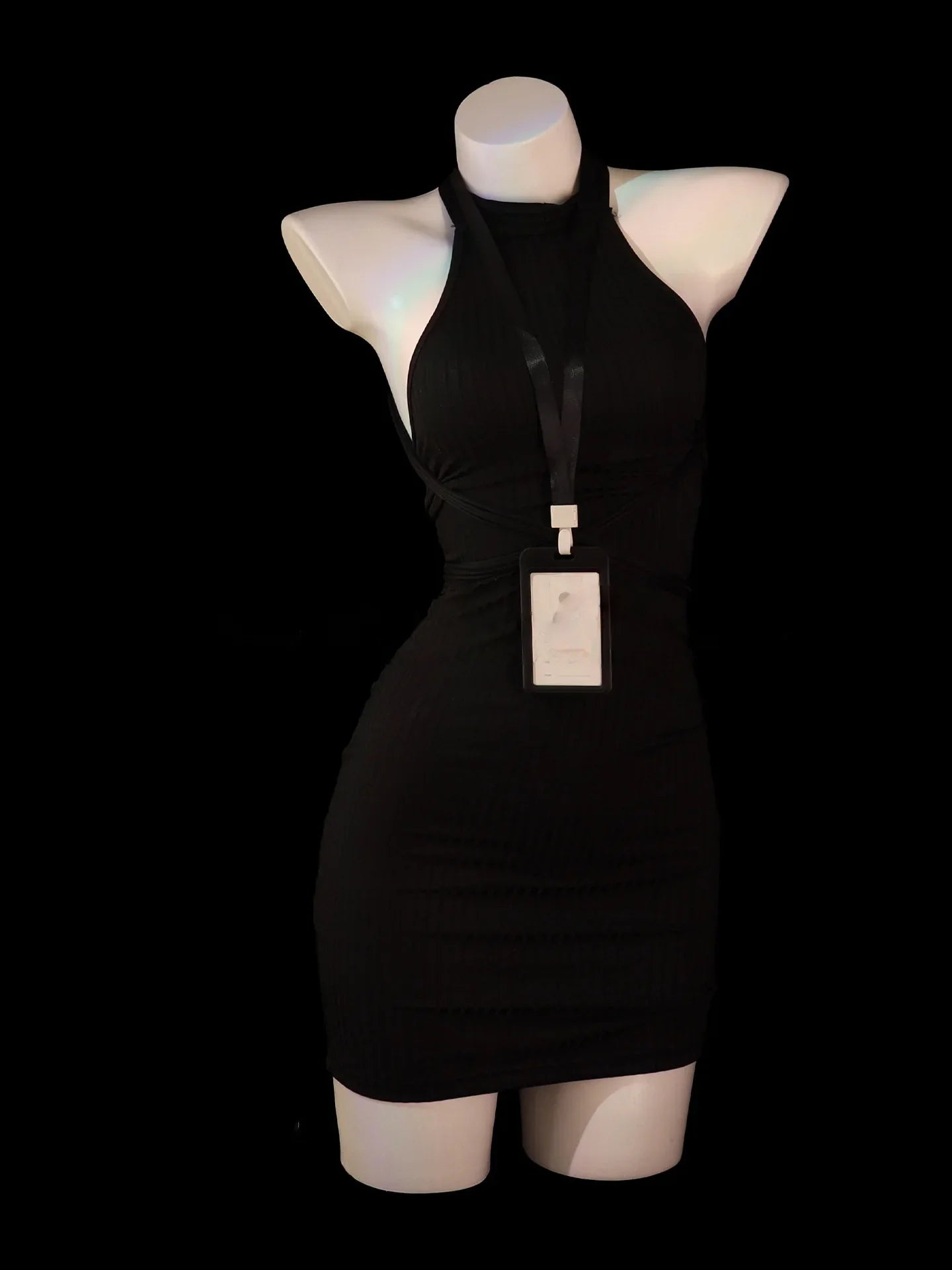 Secretary Cosplay Costumes Lace Perspective Hip Wrap Skirt Erotic Lingerie Nightclub Bar Party Temptation