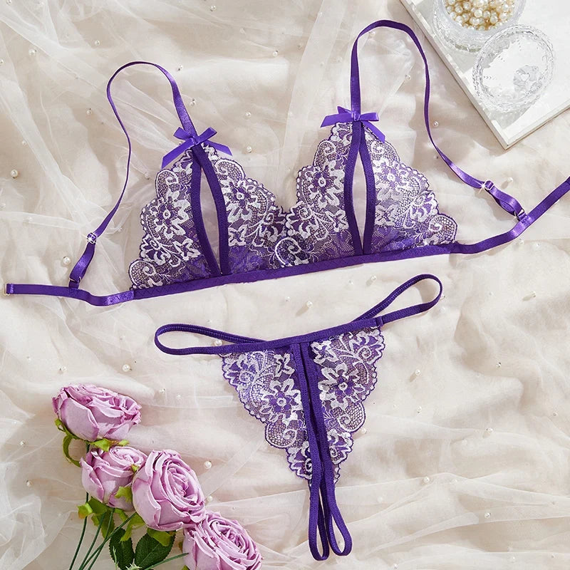 Lace Underwear Two Pieces