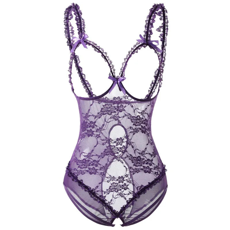 Lace Cupless Lingerie Open Cup Bra