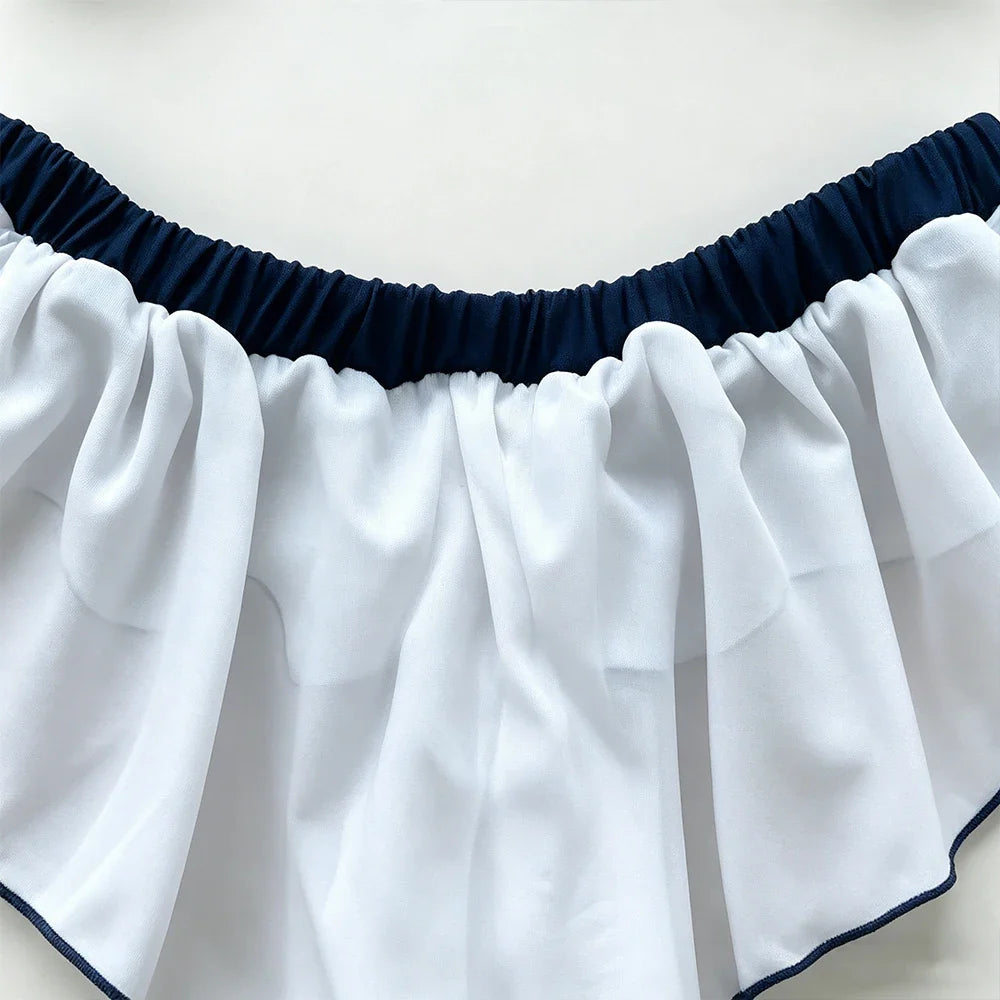 Sailor Collar Two-Piece Set