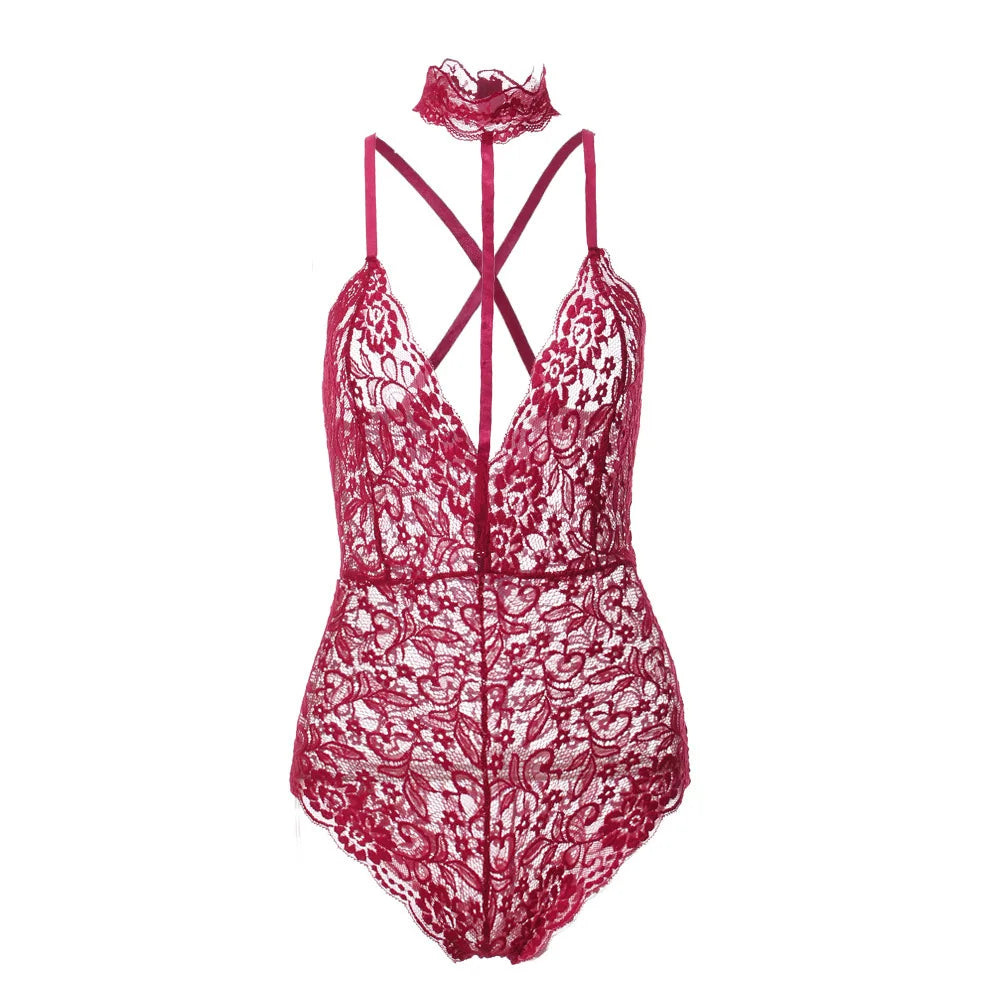 Hot  Lingerie Exotic Lingerie Babydoll Hot Lace  Costumes  Female