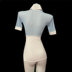 Nightclub Stewardess Lace Bodycon Skirt Set