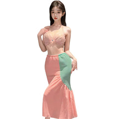 Mermaid Princess Costumes Halloween Mermaid Masquerade Up Fancy Porn Temptation