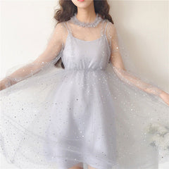 Star Gauze Dress