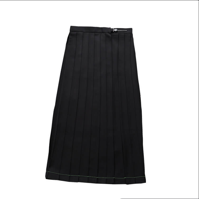 Student Pleated Long Skirt