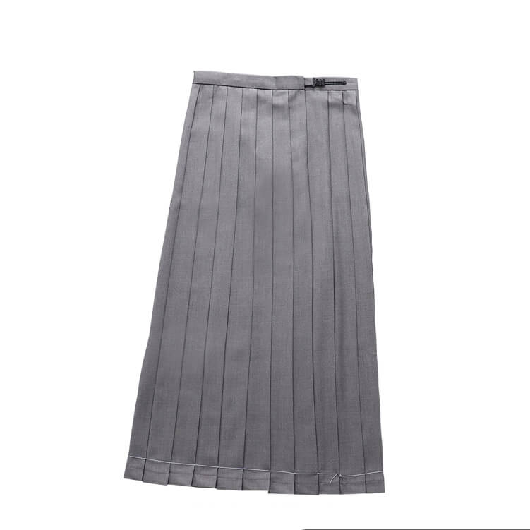 Student Pleated Long Skirt