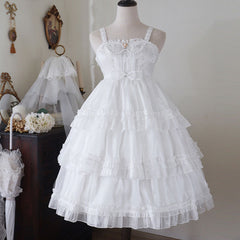 Sweet Lace Bow Kawaii Dress