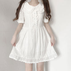 Sweet White Lace Dress