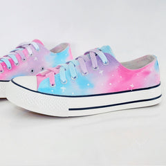 Harajuku Galaxy Gradient Hand Painted Shoes