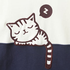 Cute Cat Fleece Pullover