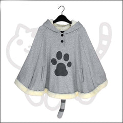 Japanese Kawaii Cats Cape Coat