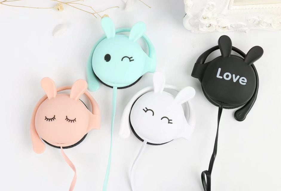 Cute kawaii bunny ear headset