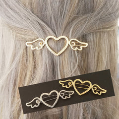 Gold/Silver Wings Hairpin