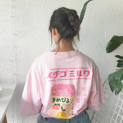 Cute Milk Tee Shirt