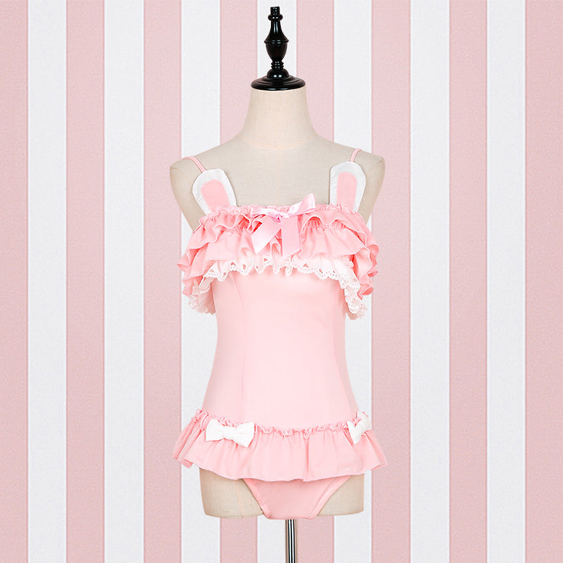 Cat Bunny Bow Swimsuit