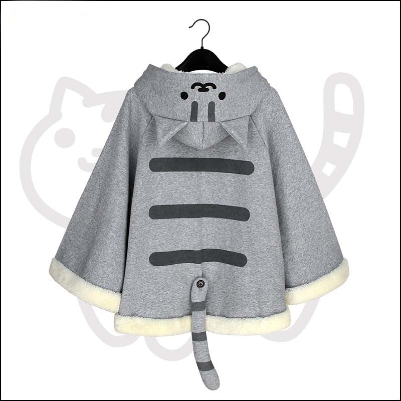 Japanese Kawaii Cats Cape Coat