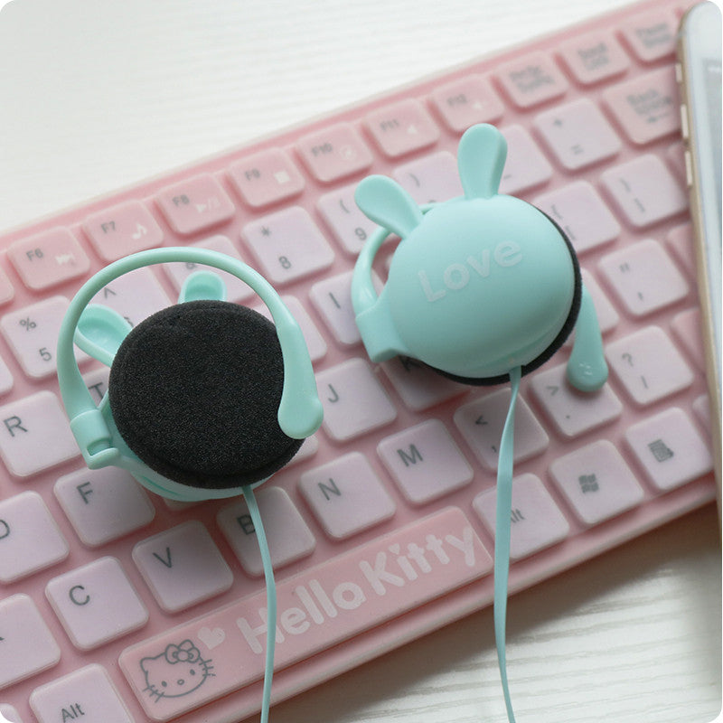 Cute kawaii bunny ear headset