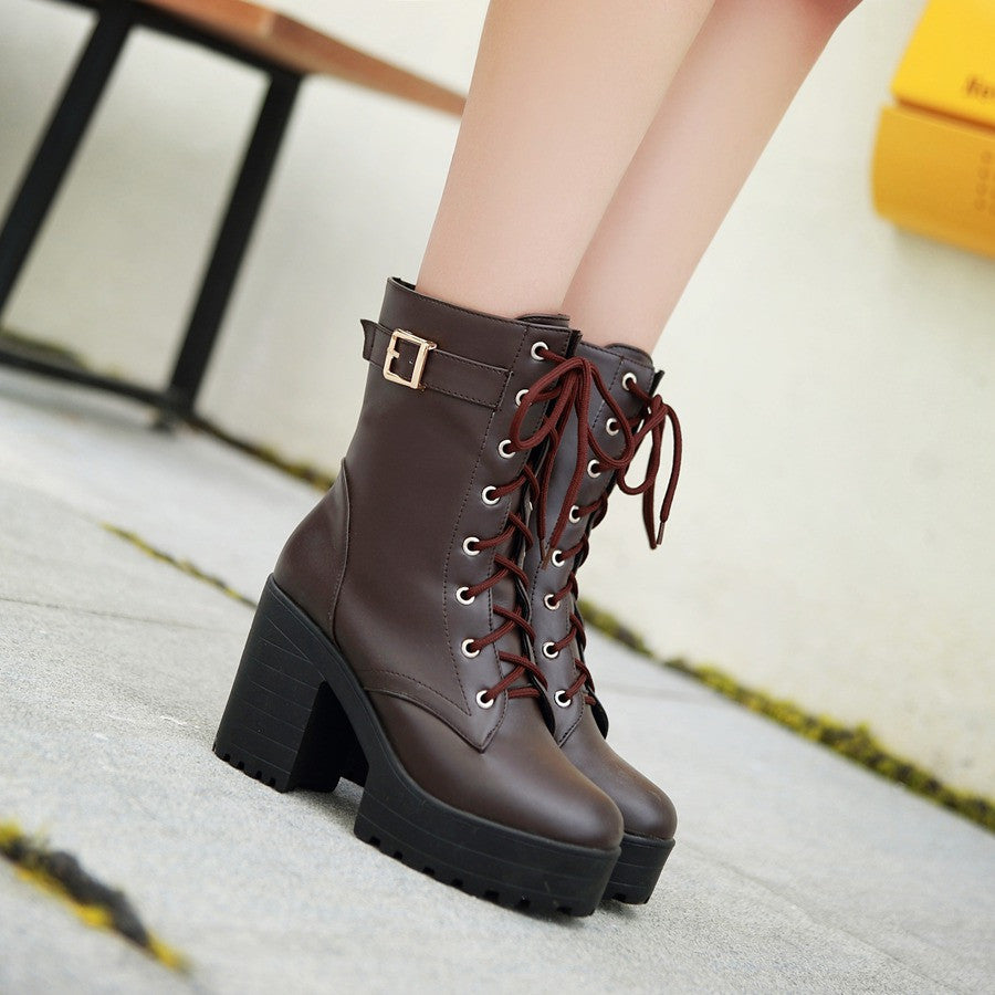 Harajuku fashion students boots