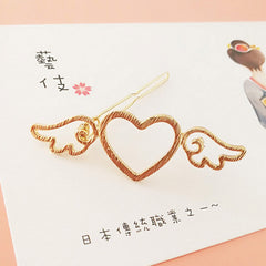 Gold/Silver Wings Hairpin