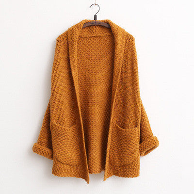 Harajuku knitted sweater cardigan