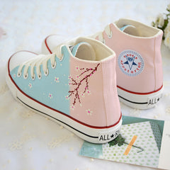 Graffiti Floral Canvas Shoes