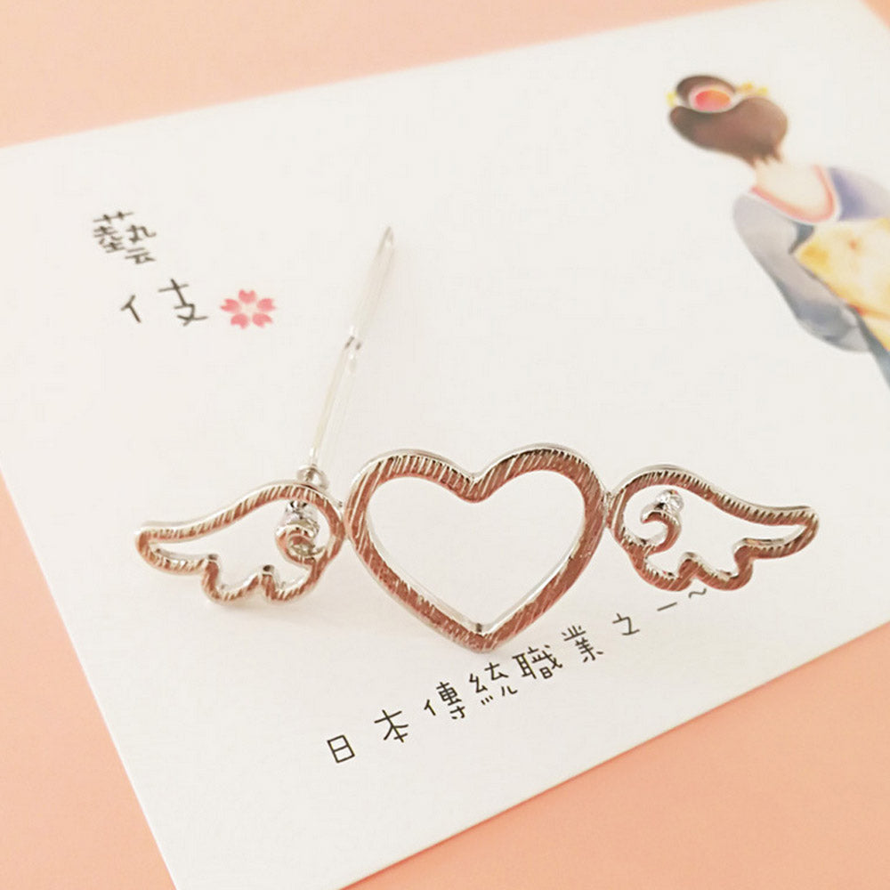 Gold/Silver Wings Hairpin