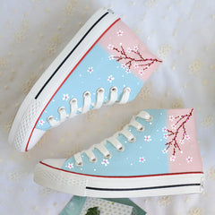 Graffiti Floral Canvas Shoes