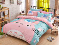 Cute Totoro Bed Sheet Set