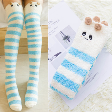 Süße Kawaii Plüschsocken