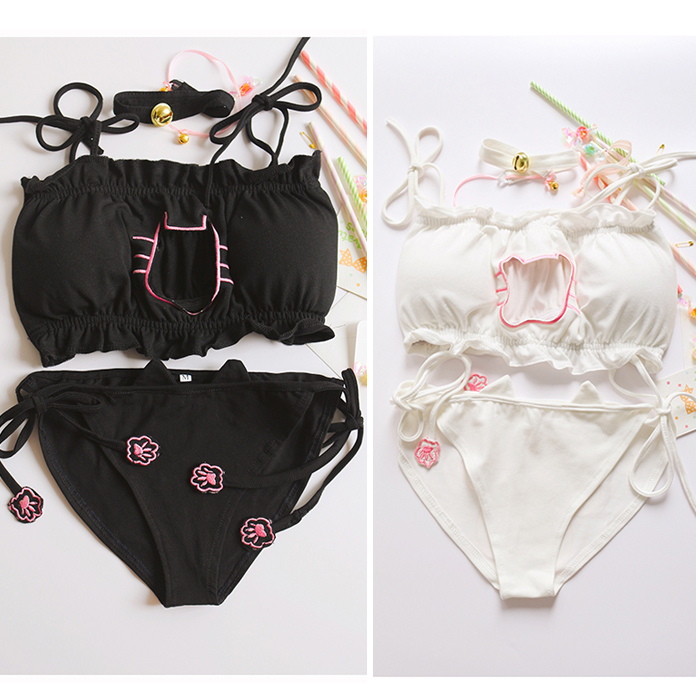 Kawaii Cats Lingerie Set