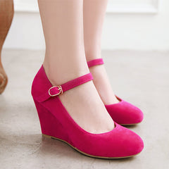 Vintage Frosted Suede Shoes