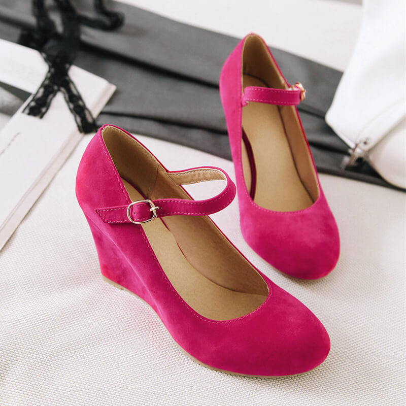 Vintage Frosted Suede Shoes