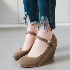 Vintage Frosted Suede Shoes
