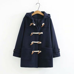 Woolen Hoodie Coat