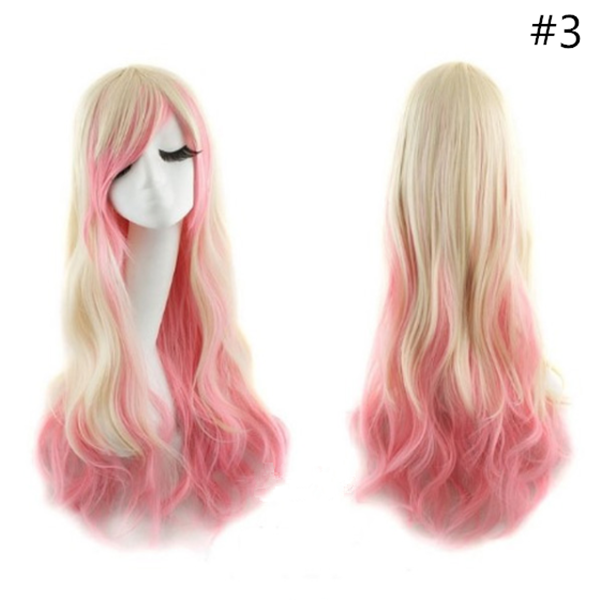 Cos Gradient Curly Wig