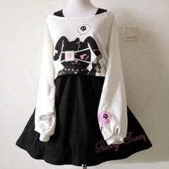 Cute Kawaii Bunny Two-Piece Dress