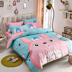 Cute Totoro Bed Sheet Set