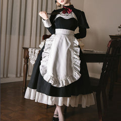 Black Bow Uniform Dress