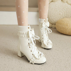 Bow Heel Boots