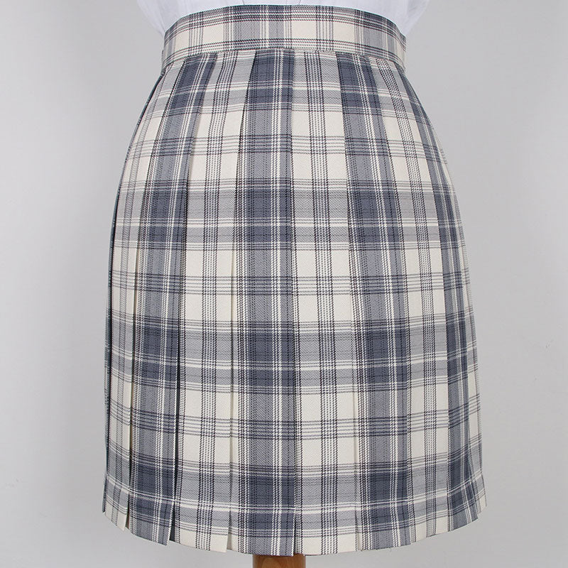 JK Plaid Pleated Skirt