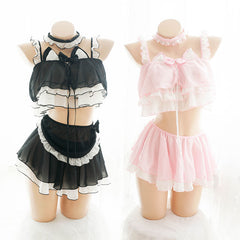 Cute Cat Uniform Set Skirt