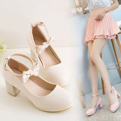 Japanese Lolita Cute Bow Princess Shoes