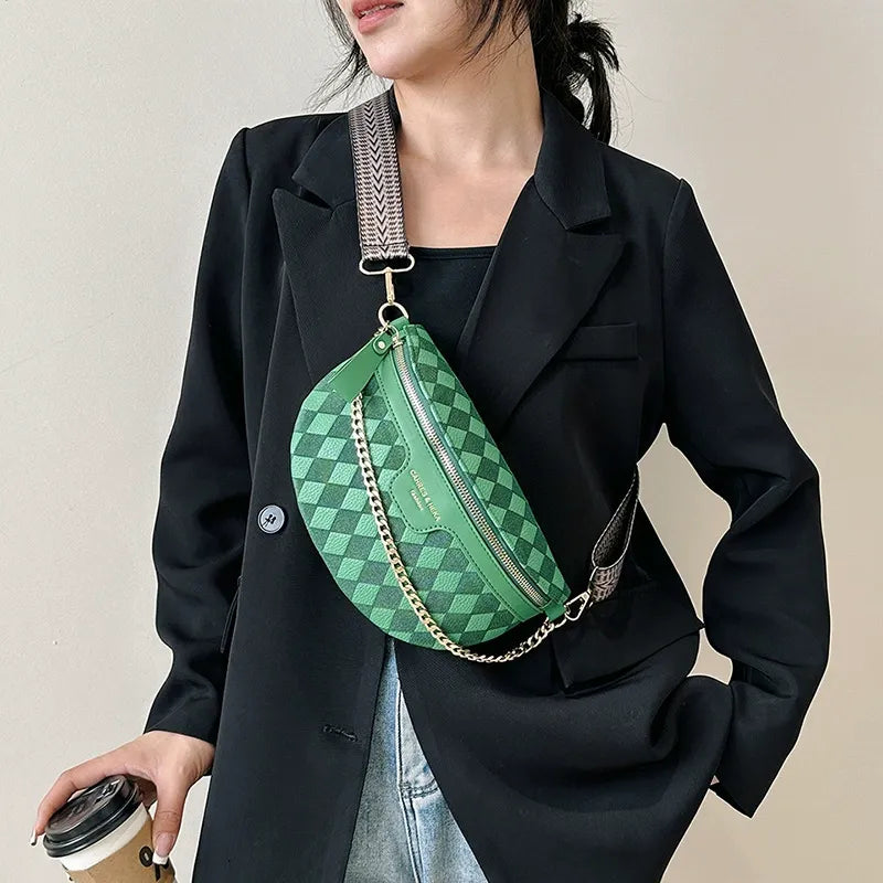 Broadband Crossbody Chest Bag Women's Bag