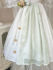 Ruffle Flower Dress Set
