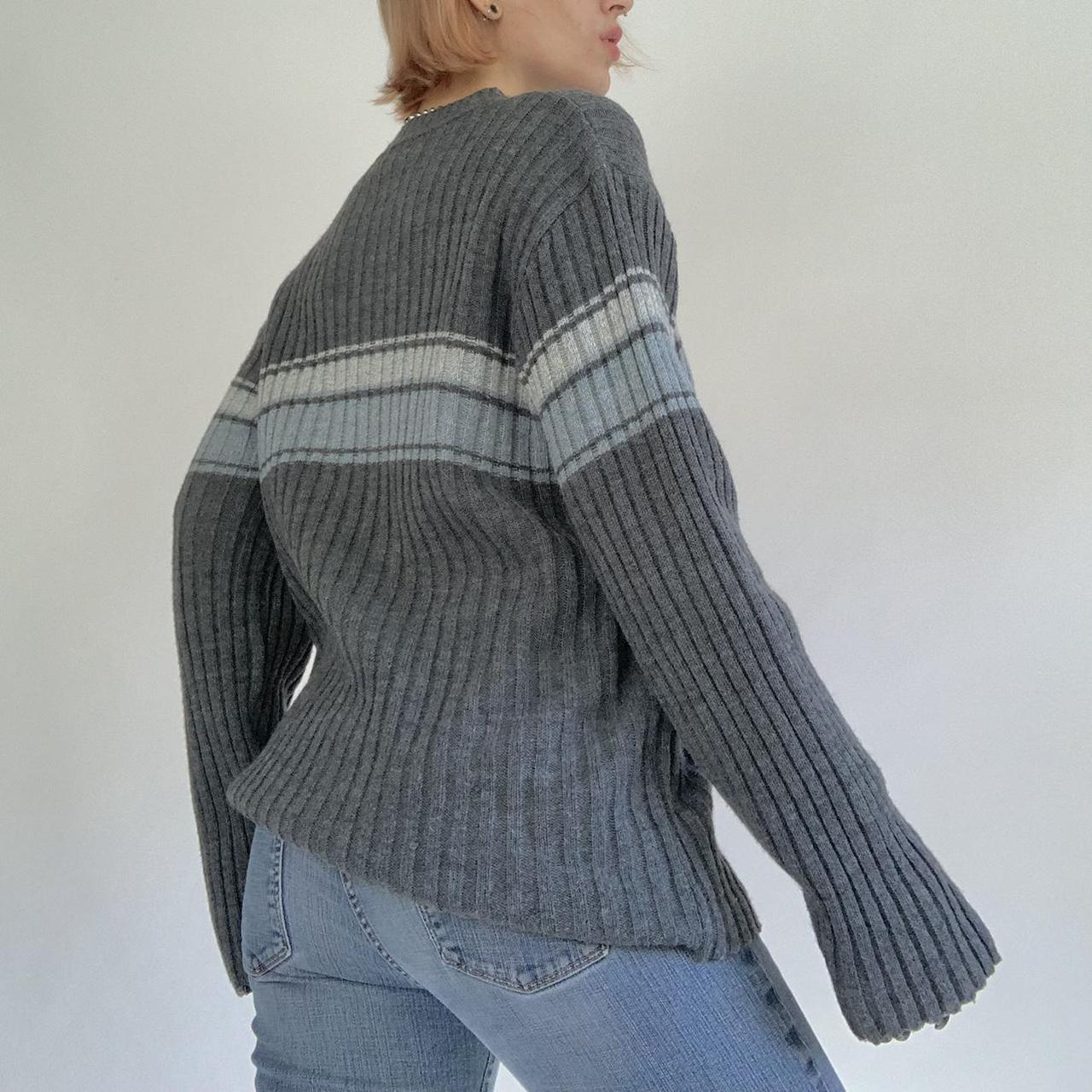 Striped Ribbed Downtown Sweater