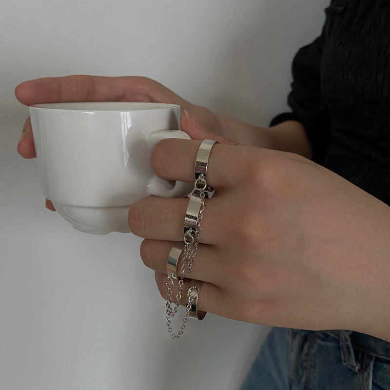 Four Fingers Alloy Rings