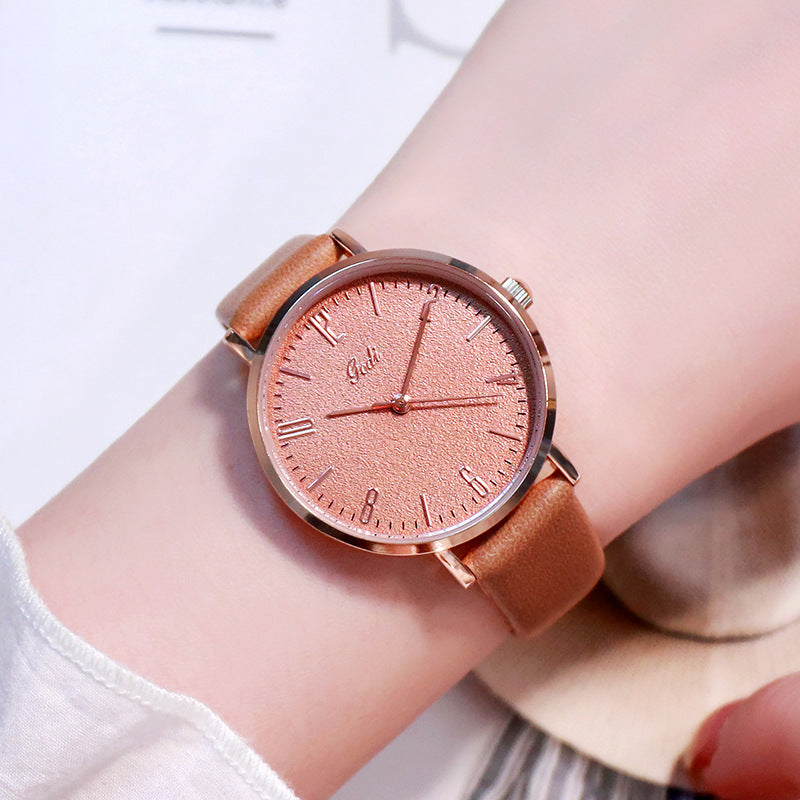 Gypsophila Student Simple Belt Waterproof Watch