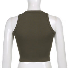 Downtown Girl Ribbed Crop Top