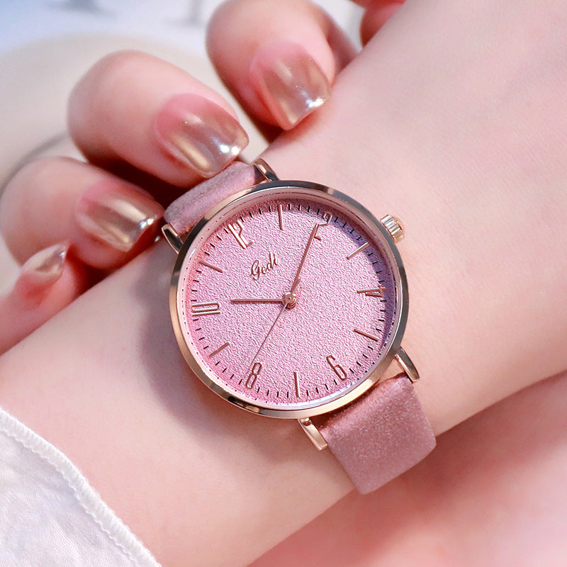 Gypsophila Student Simple Belt Waterproof Watch