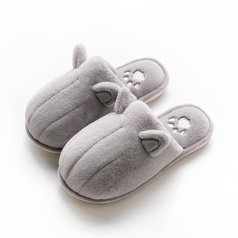 cute cat's claw cotton slippers